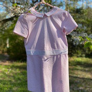 Pink Seersucker Brooks Brothers Dress